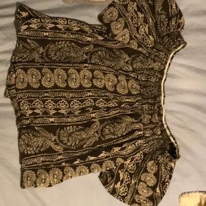 Off the shoulder shirt